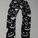 Halloween Pumpkin Black Printed Girls Toddler Leggings Kids Athletic Tights Pants Ankle Length S