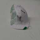 N10 Classic Punk Hip-Hop Baseball Cap,Flat-Brimmed Hat,100% Cotton Adjustable Snapback Hat for Men Or Women (One Size, White)