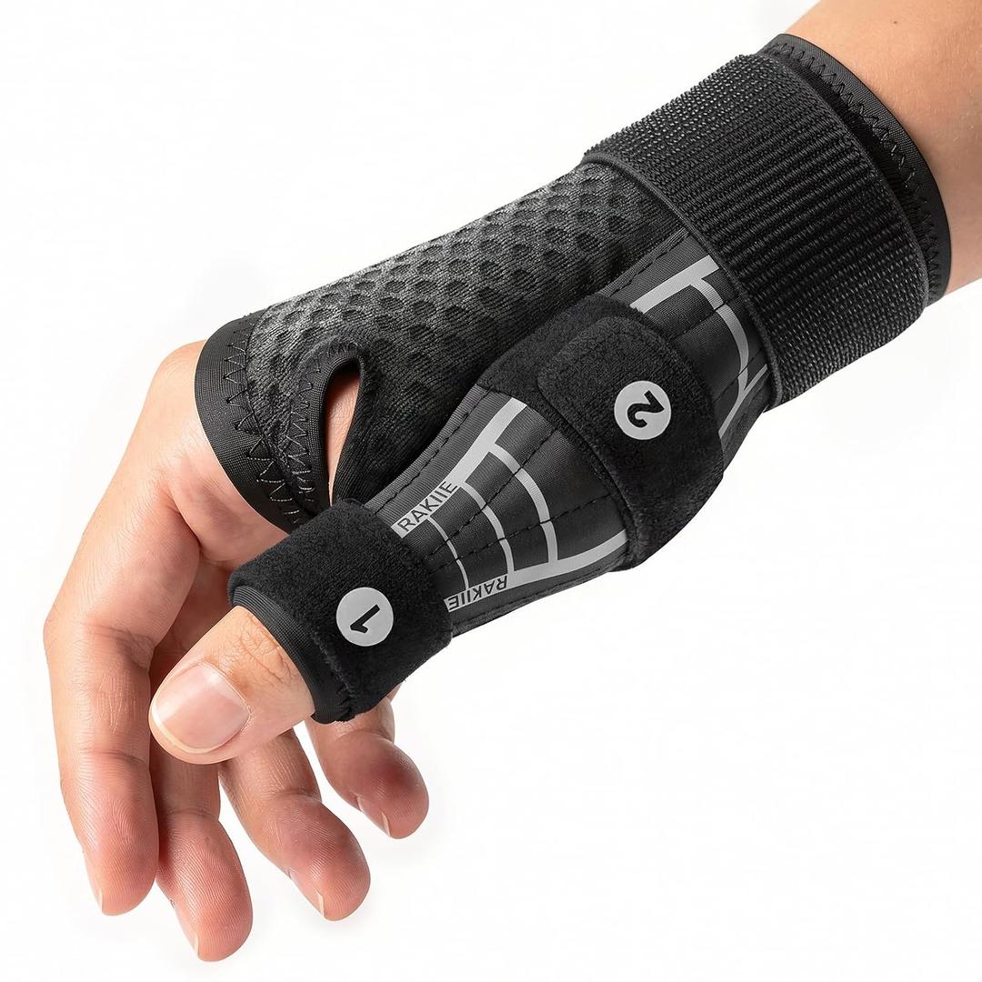 Thumb Brace & Wrist Brace Right Hand Left Hand for Carpal Tunnel Relief, Stable Thumb Splint for Arthritis Pain, Night Support Hand Brace for Tendonitis, Sprain, Women Men, L/XL 