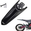 2nd Generation Modified Longer Rear Fender Fit to Sur-Ron Light Bee X And S. Streamlined Long Dirt Pit Mudguards Tail Guard for SURRON.Black