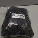 Genina Waterproof Seat Covers for Dining Room Chairs Covers Dining Chair seat Covers Kitchen Chair Covers slipcovers (Black, 6 Pcs)