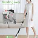 Electric Spin Scrubber, Cordless Floor Scrubber Machine with 7 Cleaning Pads & Telescopic Handle, Bathroom Scrubber for Cleaning Tile Grout Tub Shower Floor Window Carpet, White-rx2...