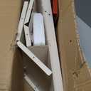 Galvanized Automatic Dog Feeder25LBS Gravity Dog Feeder with Handle, Galvanized Steel Pets Food Dispenser for Indoor Outdoor Use, Suitable for Small, Medium, and Large Breeds