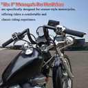 WOWTK 25mm 1" Z Bars Handlebar fits for Drag Bar Drag Custom Bobber Chopper Cruisers Softail Dyna Sportster