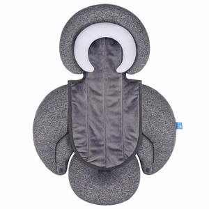 COOLBEBE New 2-in-1 Babybody Supports for Baby Newborn Infants - Extra Soft Stroller Cushion Pads Car Seat Insert, Perfect for Carseats, Strollers, Swings, Grey