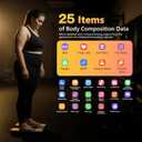 Professional Smart Scale for Body Weight, BMI, Body Fat, Muscle Mass, Highly Accurate 25 Body Composition Weighing Machine, Bathroom Digital Scale Large Display Sync with Fitness App, 402lb