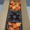 6FT Artificial Lighted Maple Tree, 120LED Warm White, Fall Tree Decorations for Indoor & Outdoor, Autumn Harvest, Orange