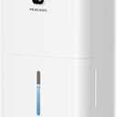 5500 Sq. Ft Dehumidifier for Basement with Drain Hose 80 Pints, VEAGASO Dehumidifiers for Home, Large Room, Bathroom, Bedroom, Three Modes, Intelligent Humidity Control, Dry Clothes, 24HR Timer (White)