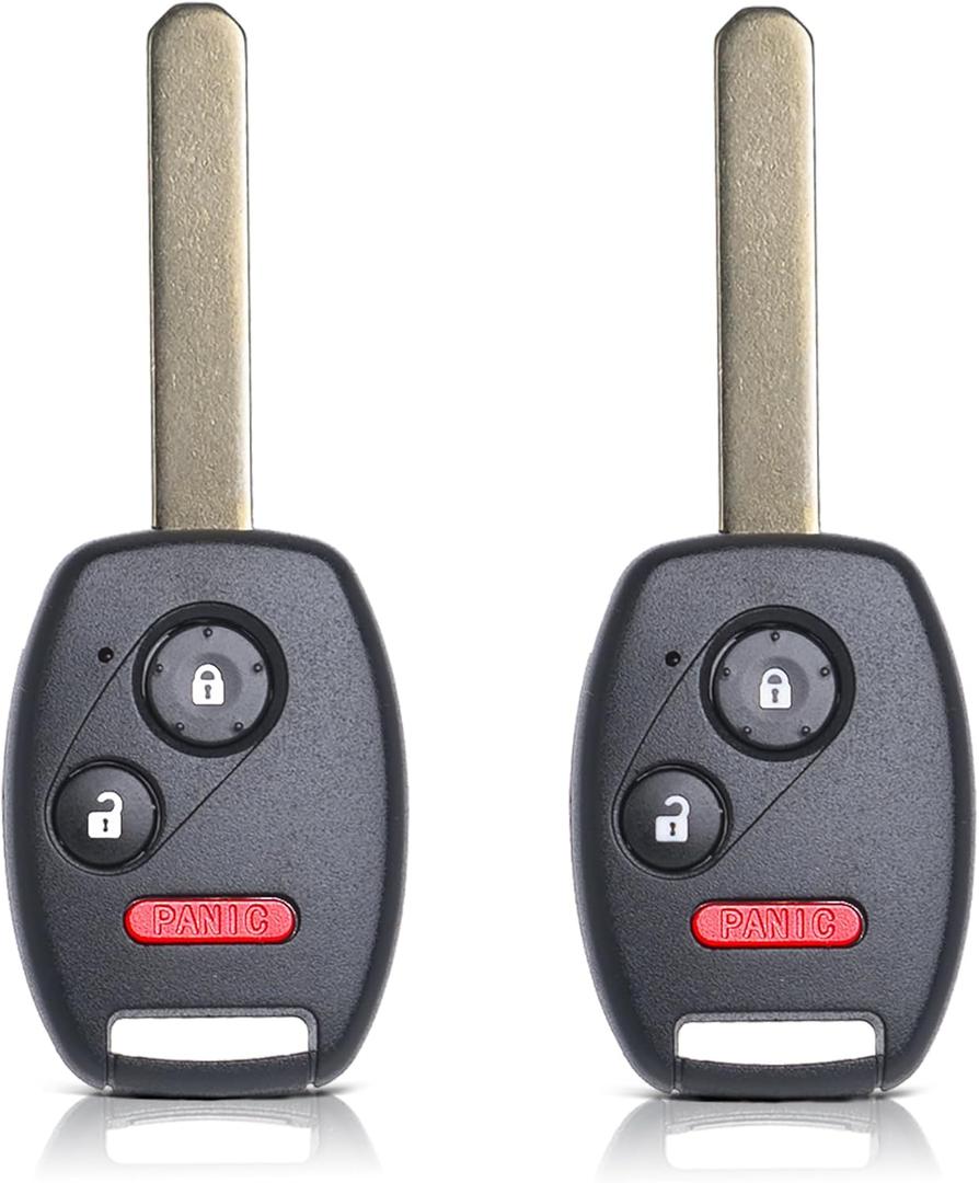 MechanMagic Key Fob Remote Replacement Fits for Honda Pilot 2005 2006 2007 2008 CWTWB1U545 Keyless Entry Remote Control 35111-S9V-325(Pack of 2)