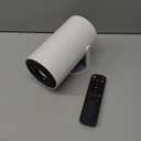 1080P Projector with Android 11, 300 ANSI Home Theater Projector, 4K Support, 30-130 Display, WiFi 6, BT 5.0, Portable Movie Projector Compatible with Smartphone, HDMI,USB (white)