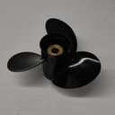 YOUNG MARINE OEM Grade Aluminum Outboard Propeller for Mercury Engines 30-70HP (13 Spline Tooth) (D:11" P:12")