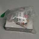 56Pcs Miniature Christmas Figurines, Xmas Mini Resin Figures Santa Elk Penguin Snowflake Tiny Ornaments for Snowglobe DIY Christmas Village Dollhouse Decor