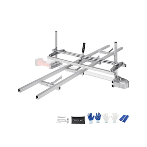VEVOR Chainsaw Mill and Rail Mill Guide System, Portable Sawmill 14"-36" Guide Bar, 9ft Aluminum Saw Milling Rail Guide with Chainsaw Planking Mill for Woodworkers and Carpenters