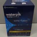 Waterpik Sonic-Fusion 2.0 Professional Flossing Electric Toothbrush with Water Flosser Combo Two In One, For Daily Gum Care and Cleaning Teeth, Braces, Implants, White SF-04CD010-1,