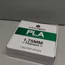 HATCHBOX 1.75mm Yellow PLA 3D Printer Filament, 1 KG Spool, Dimensional Accuracy +/- 0.03 mm, 3D Printing Filament