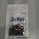 Jollin Glue Fix Crystal Flatback Rhinestones Glass Diamantes Gems for Crafting Nail Art Crafts Decorations Clothes Shoes 2.0mm (ss6 2880pcs, Dark Siam)