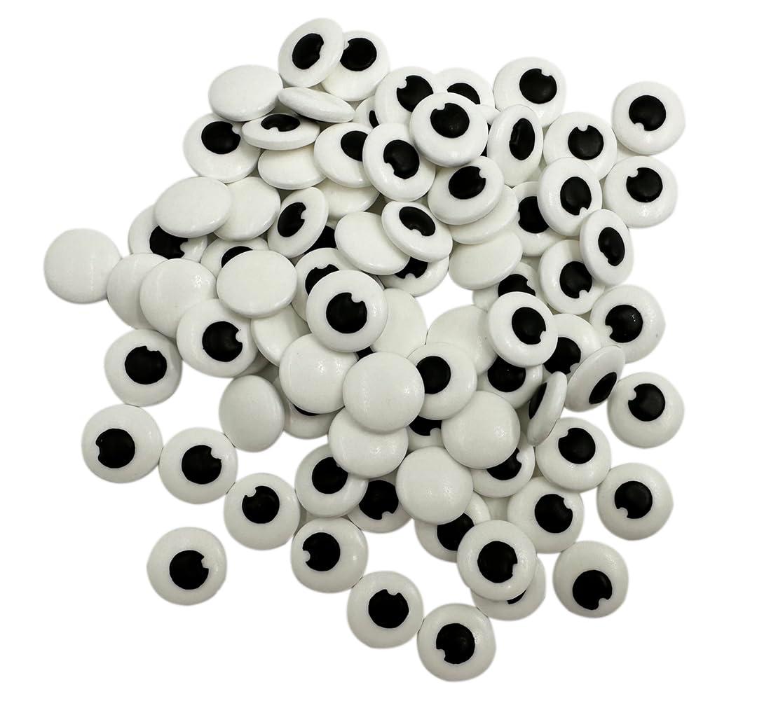 6 x Christmas Candy Eyeballs Eyes Cake Cupcake Toppers Cookie Decorations Sweet Edible Candy For Christmas Cake Cupcakes Decoration (Cute)