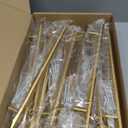 Haliwu 30 Pack Cabinet Handles Brass Gold Cabinet Pulls 7-1/2 Inch Hole Center Drawer Pulls Modern Bar Dresser Handles for Bathroom Kitchen Bedroom (7-1/2 inch hole center, Brass Gold)