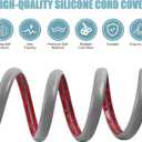 Floor Cord Cover Self Adhesive Cord Hider,10FT Cable Management, Extension Strip Protector for Wires, Prevent Cable Trips for Offices, Gyms, Exhibitions Cavity:0.39"(W) x 0.27"(H) Gray Wood