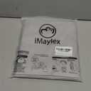 iMaylex Soft and Breathable 100% Egyptian Cotton Envelope Pillow Shams, Silk Like and Cozy Decorative Pillow Covers, Set of 2, Light Grey, King