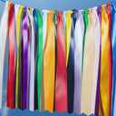 2 x 1 1/2 Inch Sky Blue Solid Satin Ribbon, 50 Yards Craft Fabric Ribbon for Gift Wrapping Floral Bouquets Wedding Party Decoration