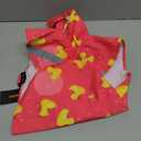 NACOCO Large Dog Raincoat Adjustable - Pet Rubber Ducks Yellow Water Proof Clothes Lightweight Rain Jacket Poncho Hoodies with Strip Reflective Pink (Pink L, Yellow Duck) (Large (Pack of 1))