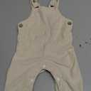 Ledy Champswiin Infant Boy Girl Overalls Gender Neutral Baby Solid Color Clothes Suspender Pants 3 months