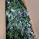4ft Snow Flocked Christmas Tree Premium Artificial Christmas Tree with 404 Mixed PE Leaves & Tips, Small Realistic Full Pine Unlit Faux Xmas Tree with Snow for Home Office Holiday Decor