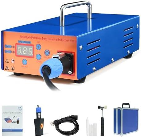 WQV Induction Heater, 1380W PDR Heat Induction Heater Machine Kit, Hot Box Dent Removal Car Dent Repair Kit, Harmless to Automotive Paint for Garage Home Personal