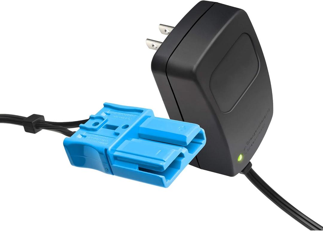 12 Volt Battery Charger for Kid Trax Dodge Viper VW Beetle Dodge Police Car Mecerdes ML63 Child Ride On Car, 12V Charger Compatible for Child Ride On Car Battery with Large Blue Plug