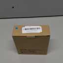 Tinload 4.5" Battery Operated Analog Alarm Clock, Small Silent Bedside Desk Clock with Night Light, Blue