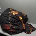 Black Gothic Roses Comforter Set King Size, Burgundy Farmhouse Vintage Floral Bedding for Adult Women - 3Pcs 2 Pillowcases,All Season/104 x90