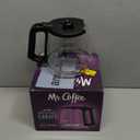 Mr. Coffee 12-Cup Replacement Carafe  Compatible with Mr. Coffee 12 Cup Machines, Glass Pot with Black Handle