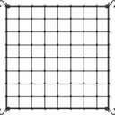 VIVOSUN 4 x 4Ft. Elastic Trellis Netting with 4 Hooks for Climbing Plants, Vegetables, Fruits, and Flowers, Pack of 1 (4x4ft stretched size-3mm d)