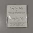 GardenCity Books for Baby Cards, Bring a Book Instead of a Card, Baby Shower Book Request Cards, 50 Pack, Minimalist