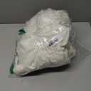 Likiyol White Velvet Curtains for Living Room 84 Inch Ruffle Christmas Blackout Curtains for Bedroom with Tieback, Thermal Insulated Rod Pocket Window Curtain Darkening Drapes 52" W x 84" L, 2 Panels