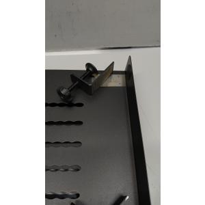 Uonlytech Desk Side Storage Organizer Clamp Mount Laptop Holder under Desk File Storage Basket