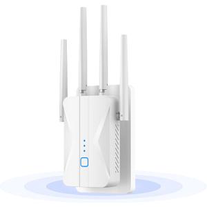 ROQRL 2026 WiFi Extender AC1200 Dual Band 5GHz/2.4GHz Signal Booster Up to 15,999 Sq.ft, 3-in-1 Wireless Repeater Router Amplifier for Home with Ethernet Port