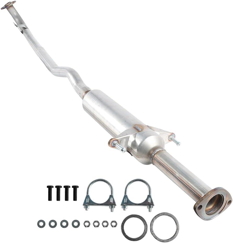 Exhaust Resonator Pipe Assembly Fit for Toyota Camry 2003-2006 2.4L
Direct-fit Automotive Replacement Part, Gaskets and Clamp Included, Replaces 604185 47847