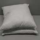 20x20 Decorative Throw Pillow Inserts-Down Feather Pillow Inserts-Square-Cotton Fabric-Set of 2-White.