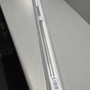 ChrisDowa Cordless 100% Blackout Roller Shade, with Striped Jacquard, Thermal Insulated, UV Protection Fabric, Total Blackout Blinds for Window, French Doors, Home and Office. Light Grey, 57"W x 72"H