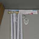 Barcetine 5ft Stainless Steel Flag Pole for House, Tangle Free Design with Two-Position Bracket, White, for 3x5 American Flag, Outdoor Use