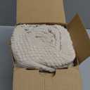 BOURINA Beige Throw Blanket 50x60 Inches Throw Textured Solid Soft Ripple Throws and Blankets for Sofa or Bed Knitted Decorative