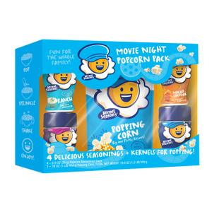 Kernel Season's Movie Night Supplies, Popcorn and Seasoning Party Pack, 4 Flavor Variety Pack