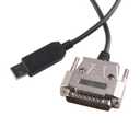 USB to DB25 RS232 Serial Adapter Converter Cable Null Modem FTDI Driver Programming for Sharp X68K X68000 PC Communicate Programming Cable