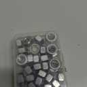 M8 Hex Nuts, 304 Stainless Steel, M8 x 1.25mm Hex Drive, Metric Nuts Fasteners, 13mm/0.5" Width, 6.5mm/0.25" Height, 8mm Dia 1.25 Pitch Right Hand Replacement Nut 30Pcs (Silver)