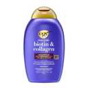 OGX Thick & Full + Biotin & Collagen Volumizing Shampoo, Nutrient-Infused Hair Shampoo with Vitamin B7 Biotin Gives Hair Volume & Body for 72+ Hours, Sulfate-Free Surfactants, 13 fl. oz