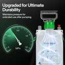 VIVOSUN 1 Gal/4L Pump Sprayer, Garden Water Sprayer for Plants, Weeds & Lawn Care, with 3 Nozzles, 50'' Long Hose & Pressure Relief Valve