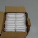 Cat Water Fountain Replacement Filters Fit for 2.5L Fountain with Whiskers Pattern Triple Action Water Pet Cat Drinking Fountain Filter Pack of 12