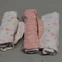Bublo Baby Organic Preemie Swaddles 4-7 lbs - 3-Pack Premature Babies Swaddle Sleep Sack - Premature Infant Sleeping Sack - Easy Adjustable Baby Swaddle Blanket Wrap Boy Girl (Rose Pink)